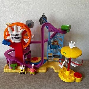 Rare Glove world imaginext SpongeBob, and Patrick set